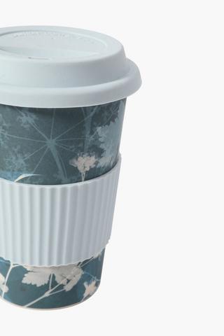 Bamboo Floral Travel Mug