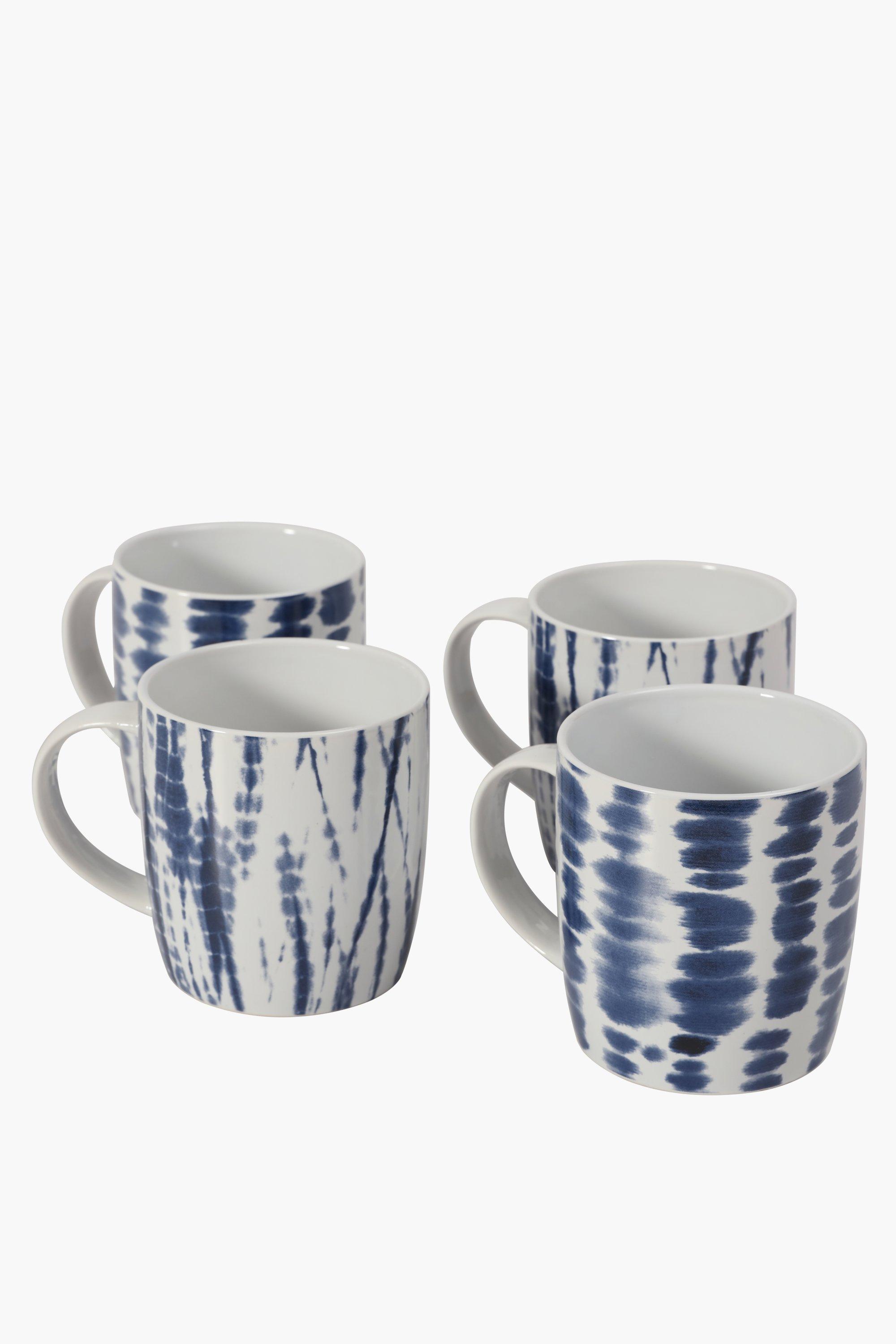 4 Pack Coastal Mugs