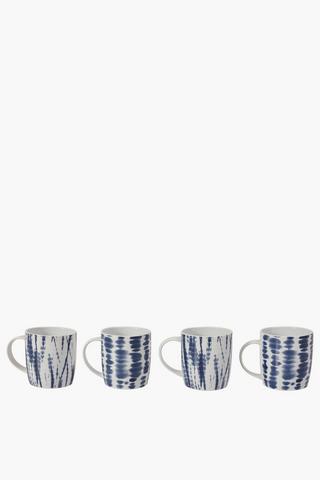 4 Pack Coastal Mugs
