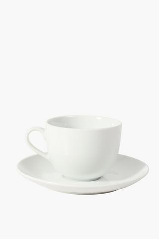 Porcelain Mod Cup And Saucer Set