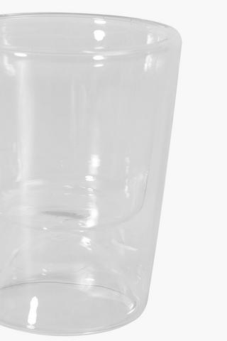 2 In 1 Espresso Cup Glass