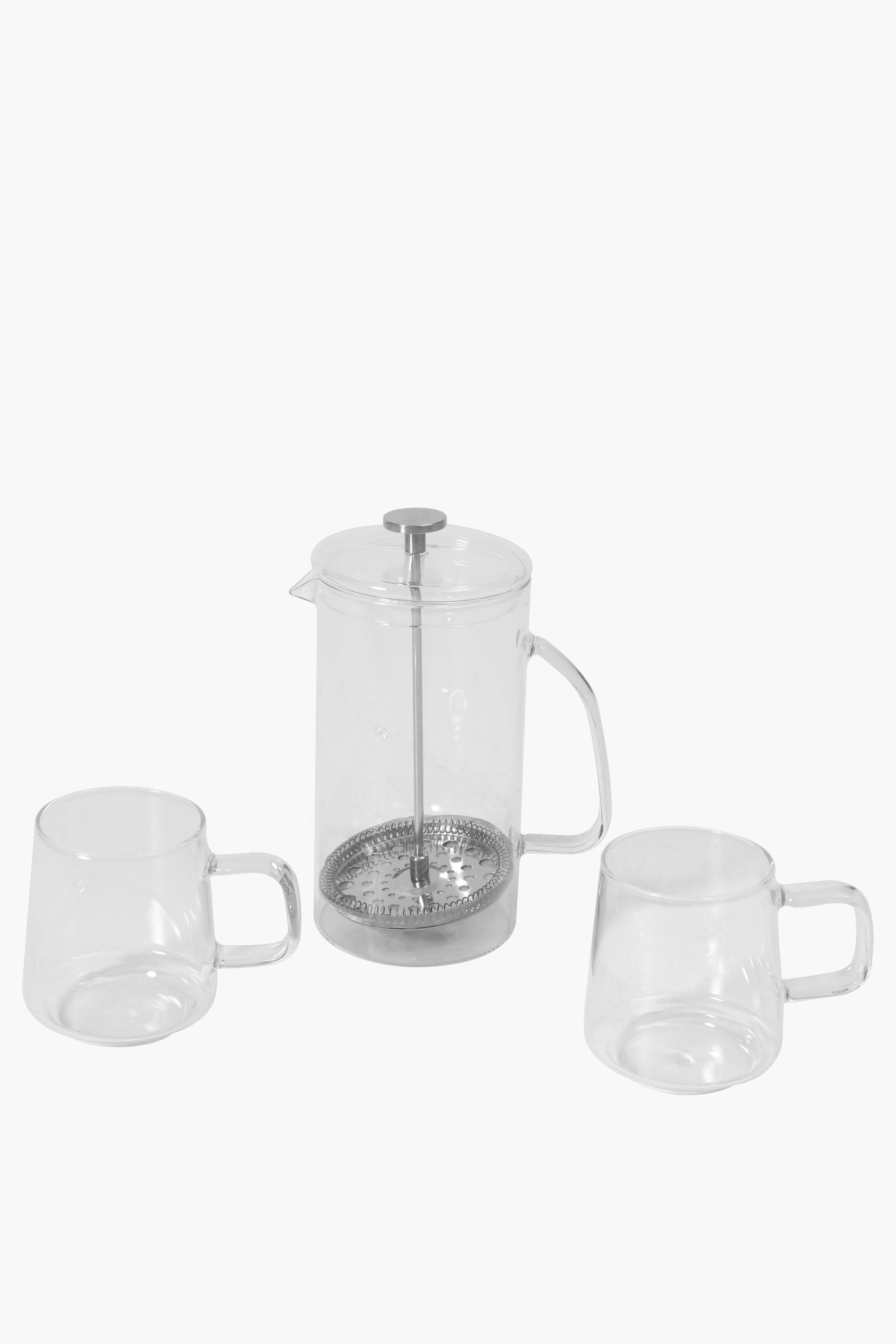 Glass Coffee Plunger Set