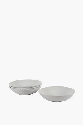 4 Pack Stoneware Soup Bowls
