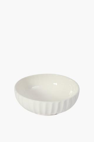 Porcelain Ridge Salad Bowl
