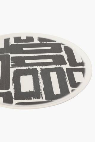 Digital Print Stoneware Platter