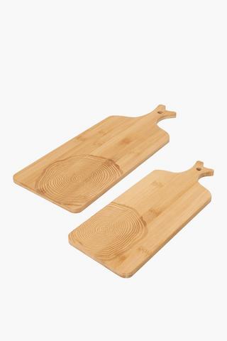 2 Pack Wood Serving Boards