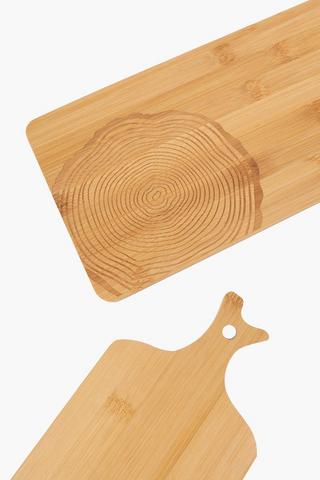 2 Pack Wood Serving Boards