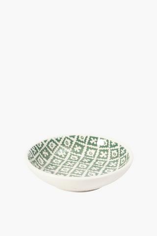 Geometric Printed Dipping Bowl 10cm