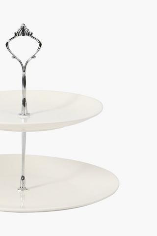 2 Tier Ceramic Cake Stand