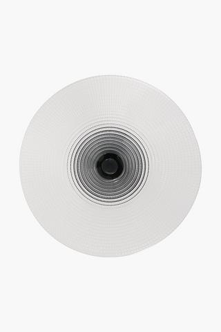 Textured Glass Cake Stand
