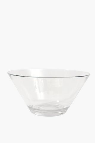Round Glass Salad Bowl