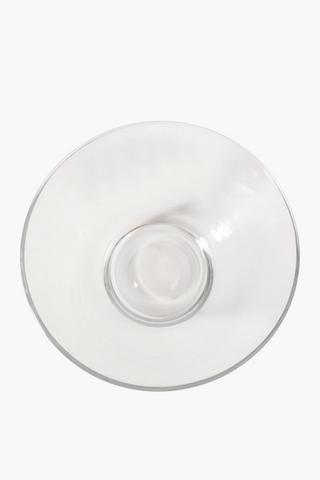 Round Glass Salad Bowl