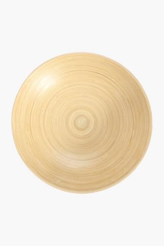 Pressed Bamboo Footed Server