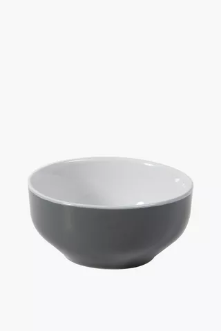 Two Tone Stoneware Dipping Bowl