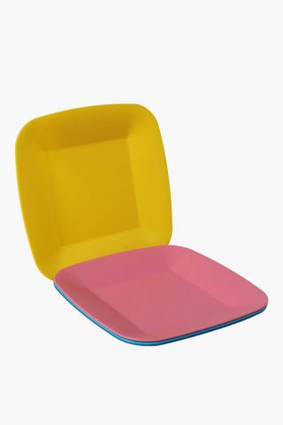 4 Pack Plastic Dinner Plates