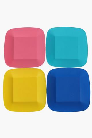4 Pack Plastic Dinner Plates