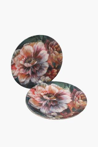 10 Pack Floral Paper Plates