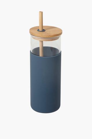 Cyan Bamboo Sippy Cup, 500ml
