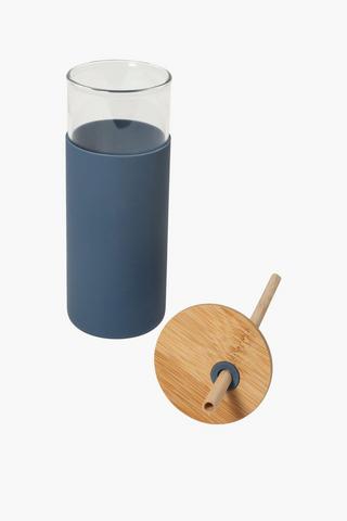 Cyan Bamboo Sippy Cup, 500ml