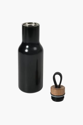 Cyan Bamboo Water Bottle, 600ml