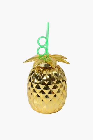Pineapple Plastic Sippy Cup