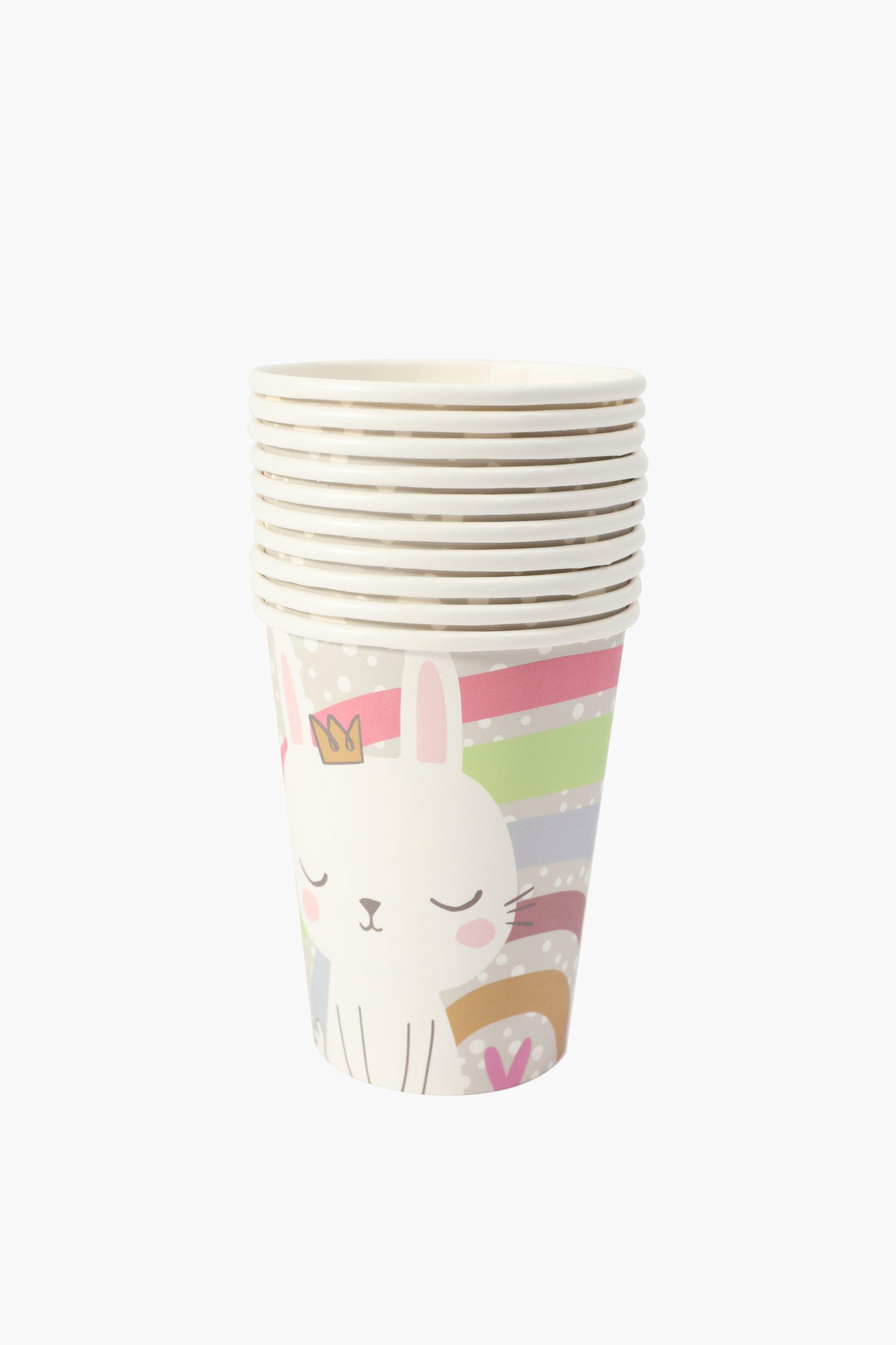 10 Pack Bunny Paper Cups