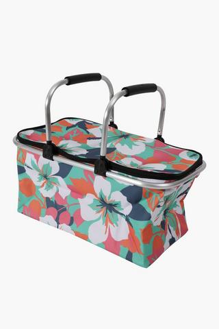 Floral Picnic Basket