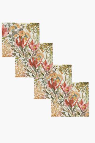 20 Pack Antibes Floral Serviettes