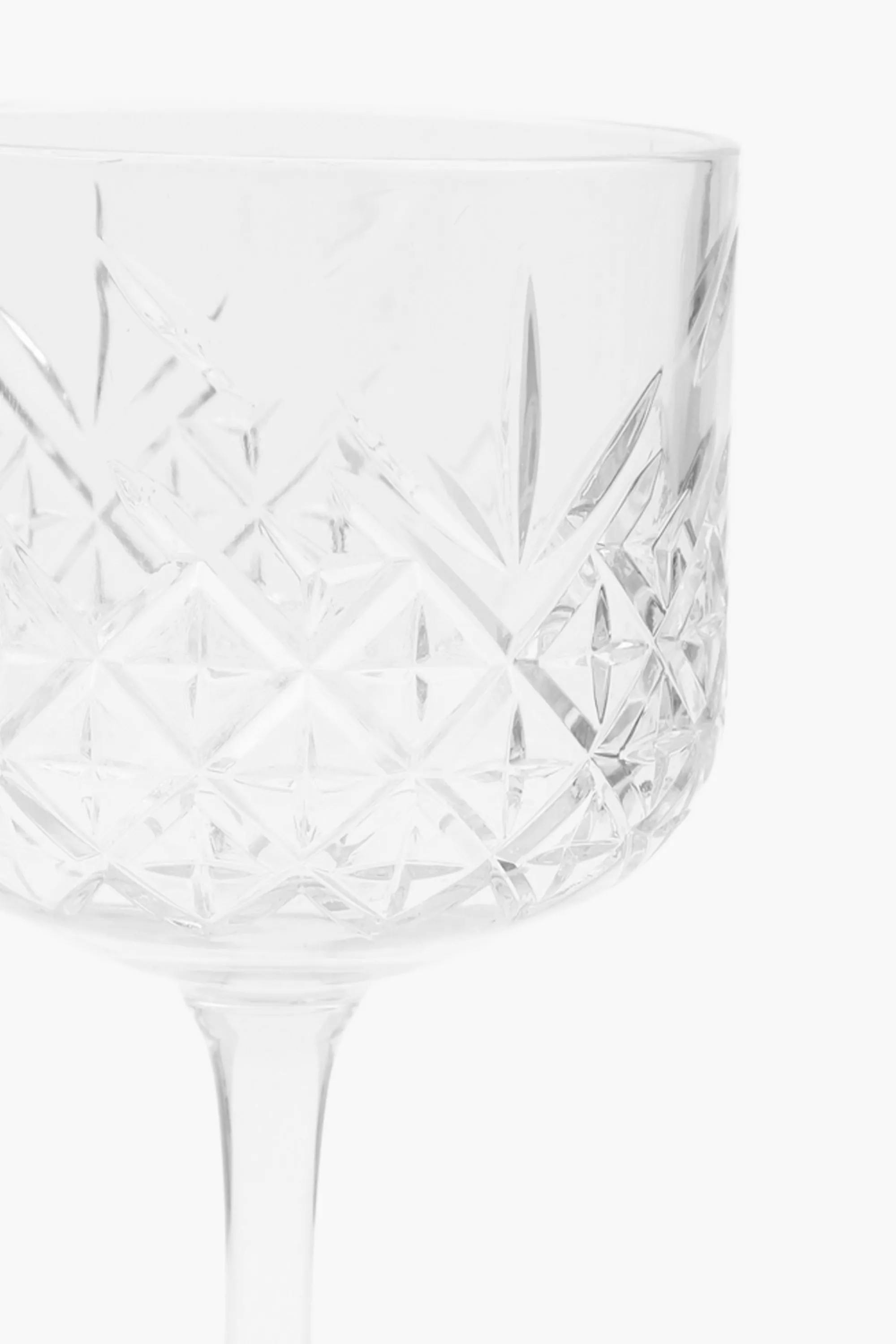 Diamond Cut Gin Glass | Mr Price Home