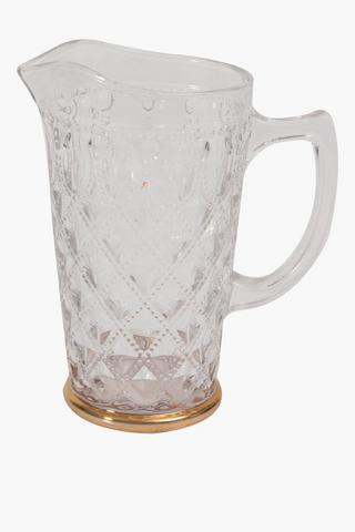 Pressed Glass Jug