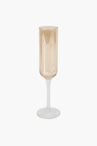 Lauren Amber Champagne Flute