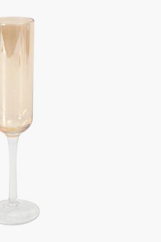 Lauren Amber Champagne Flute