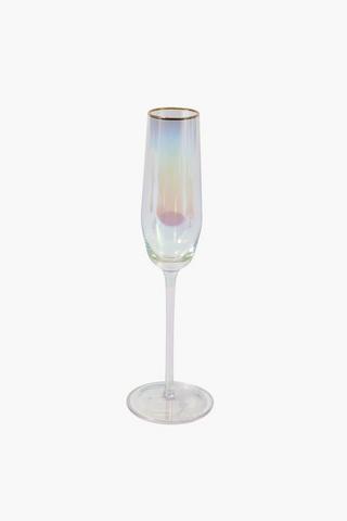 Rainbow Champagne Flute