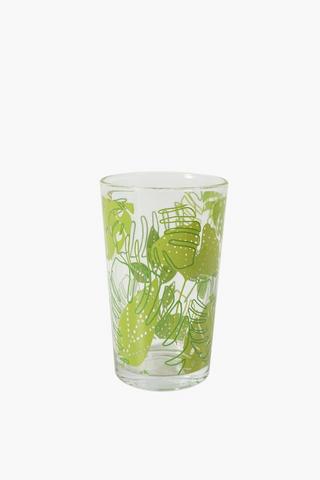 Printed Glass Tumbler, 350ml
