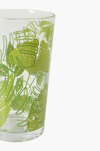 Printed Glass Tumbler, 350ml