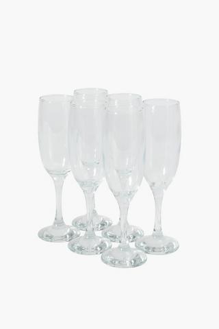 Imperial 6 Pack Champagne Glasses