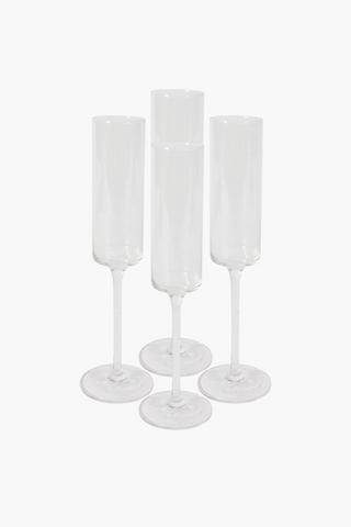 Square flute clearance glasses