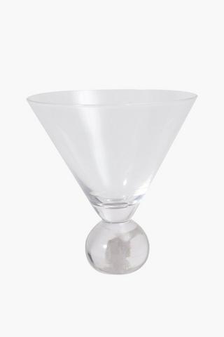 Beaded Martini Glass