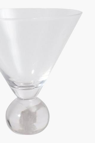 Beaded Martini Glass