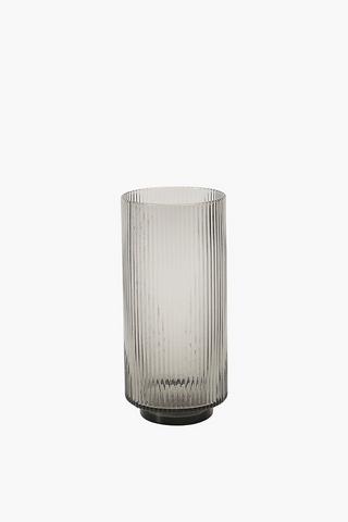 Ribbed Hiball Glass
