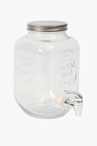 Glass Beverage Dispenser 4l