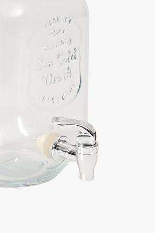 Glass Beverage Dispenser 4l