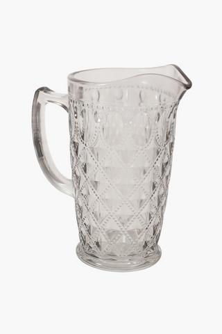 Pressed Glass Jug