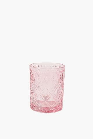 Pressed Glass Tumbler