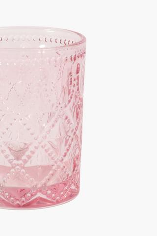 Pressed Glass Tumbler
