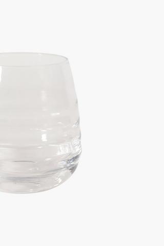 Ribbed Glass Tumbler