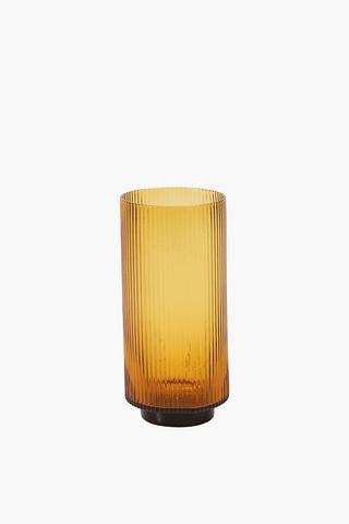 Ribbed Hiball Glass