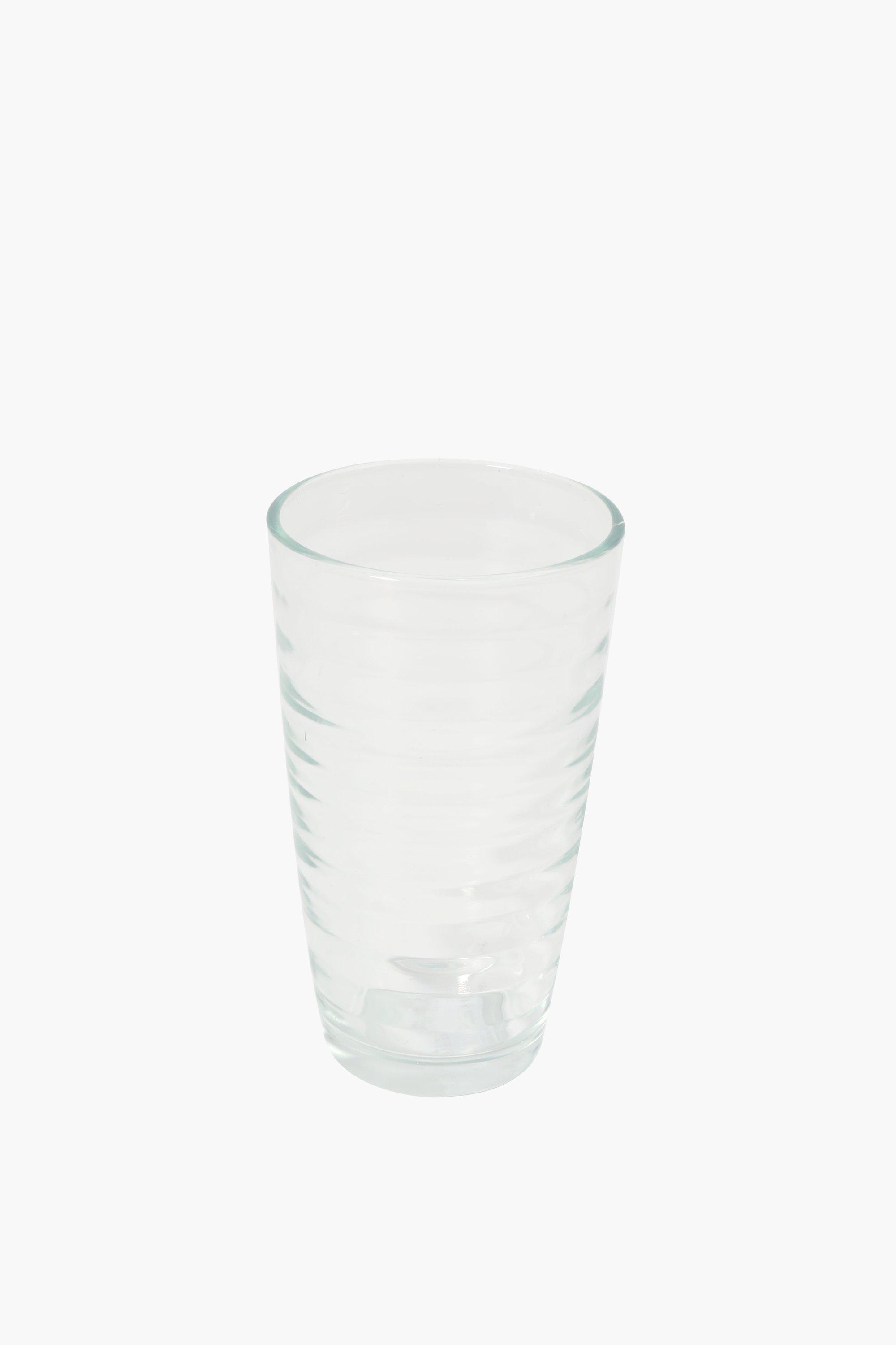 Ribbed Hiball Glass