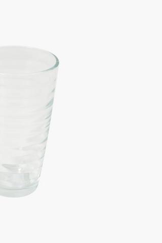 Ribbed Hiball Glass