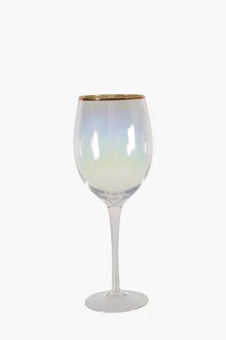 Iridescant Wine Glass